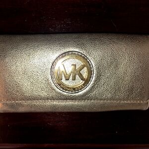Michael Kors Gold Large Wallet